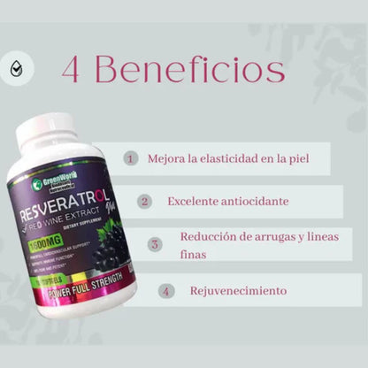 Resveratrol Plus - Antioxidante Natural Avanzado