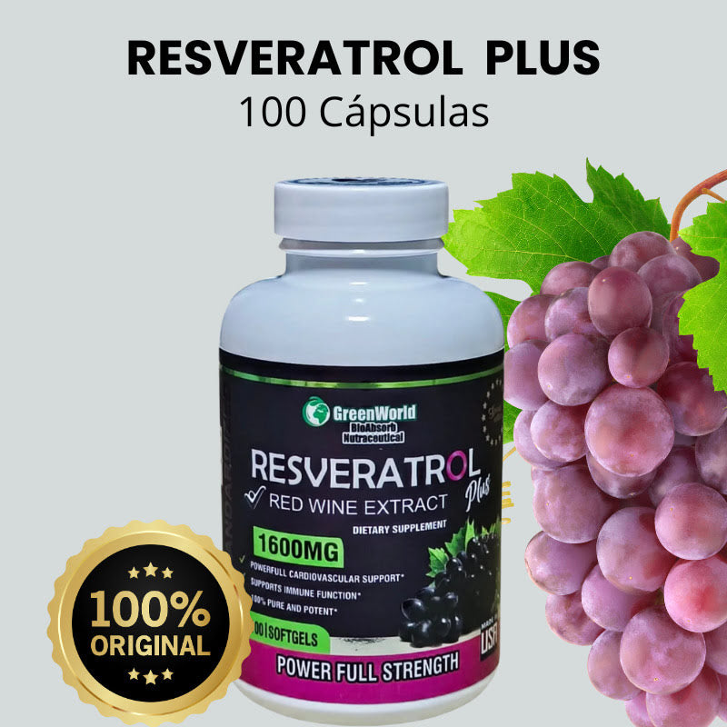 Resveratrol Plus - Antioxidante Natural Avanzado