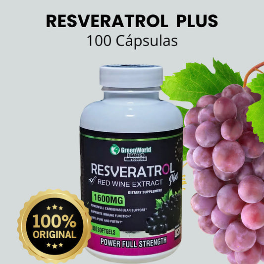 Resveratrol Plus - Antioxidante Natural Avanzado